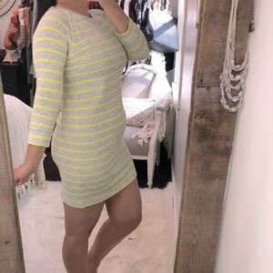 Gap size small grey terrycloth style shirt dress